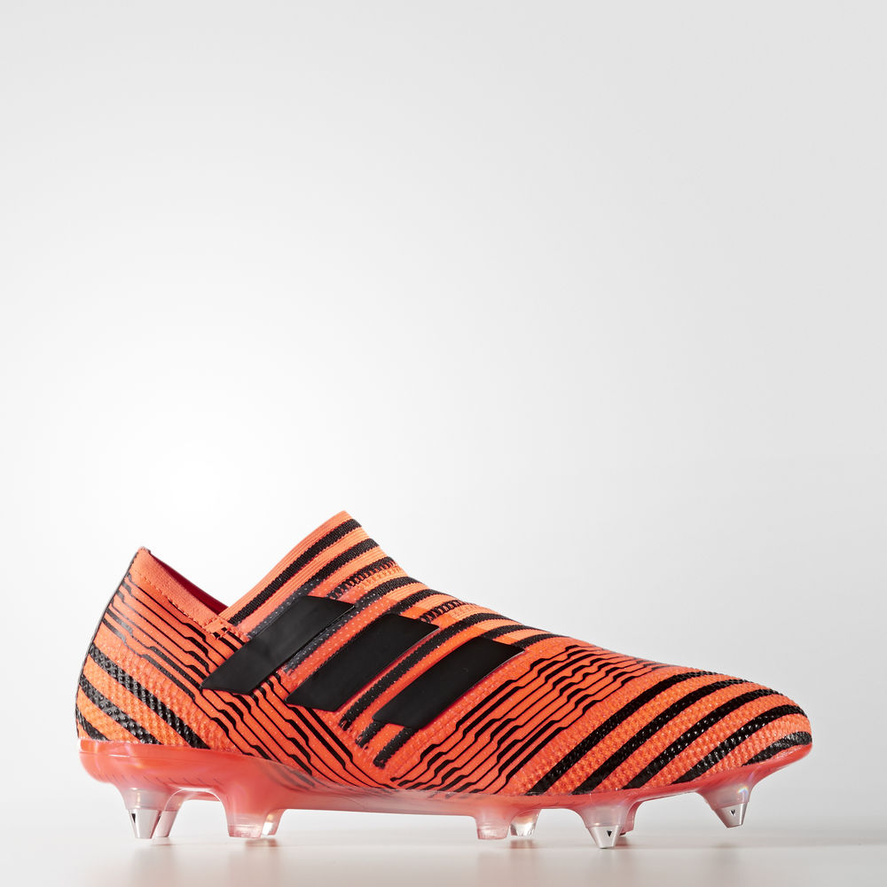 Adidas Nemeziz 17+ 360 Agility Soft Ground - ποδοσφαιρικα παπουτσια ανδρικα - Πορτοκαλι/Μαυρα,Μέγεθο